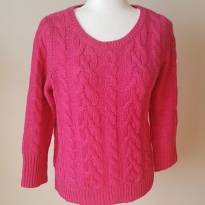 LOFT cable knit sweater